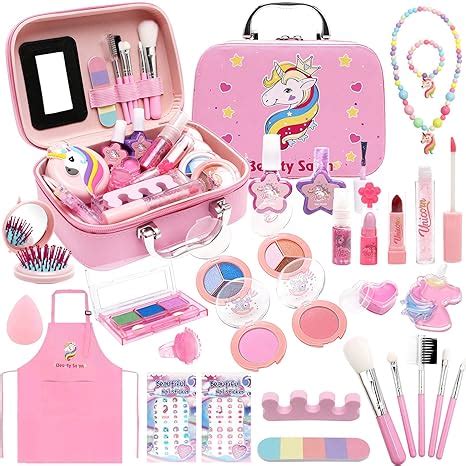 Amazon.com: Toys for Girls-Kids Makeup Kit for Girl,29PCS Real Washable ...