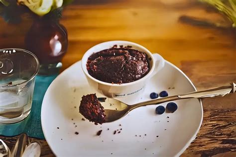 Rápido E Delicioso Bolo De Caneca De Chocolate No Micro ondas Pai