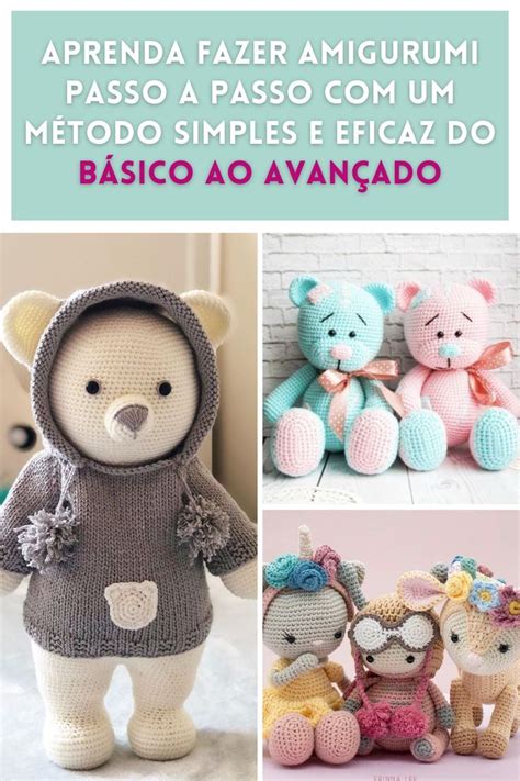 Mais De Receitas De Amigurumis Aprenda Fazer Amigurumis Passo A