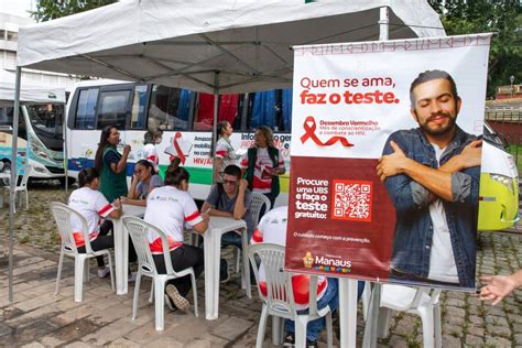 Dezembro Vermelho Manaus Promove Dia De Luta Contra Hiv Aids