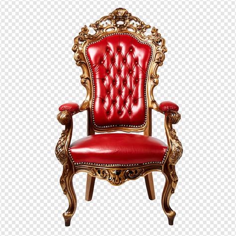 Throne King Chair Transparent Background Png Premium Ai Generated Psd