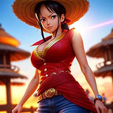 Female Luffy D Monkey One Piece Highly Detailed H