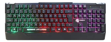 Teclado Gamer Sem Fio Elg Qwerty Portugu S Brasil Cor Preto Mercadolivre