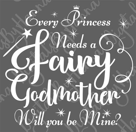 Fairy Godmother Svg Files For Cricut Proposal Saying Every Etsy Canada