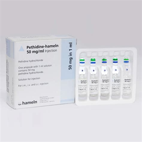 PETHIDINE HAMELN INJECTION 50MG 1ML 1X1ML Zyfas Pharma