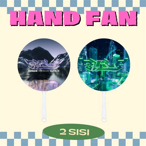 Jual KIPAS HAND FAN KPOP 2 SISI NCT ENHYPEN TXT TWICE RED