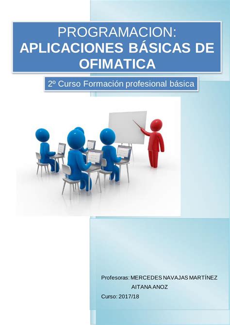 Pdf Aplicaciones B Sicas De Ofimatica I E S A Identificar Las