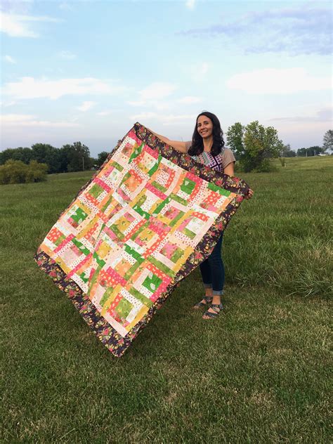 Almost a Log Cabin Quilt Tutorial