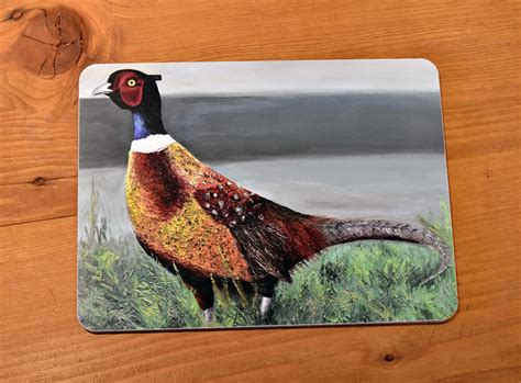 Frederick The Pheasant Melamine Placemat Lj Creative Studios