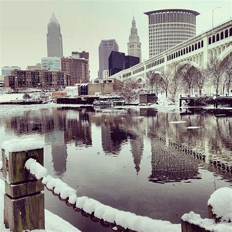 Photo of the Day: A Snow Capped Cleveland | Scene and Heard: Scene's ...