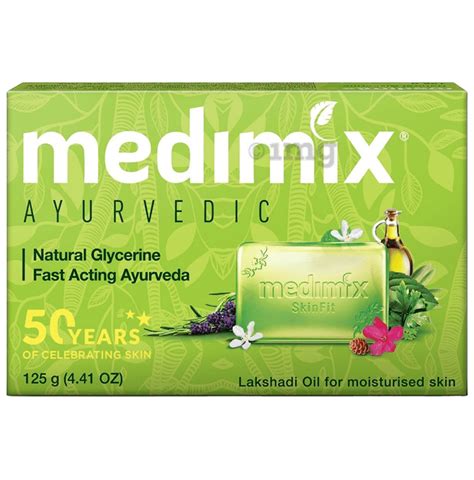 Medimix Ayurvedic Natural Glycerine Soap 125gm Each Buy Box Of 1