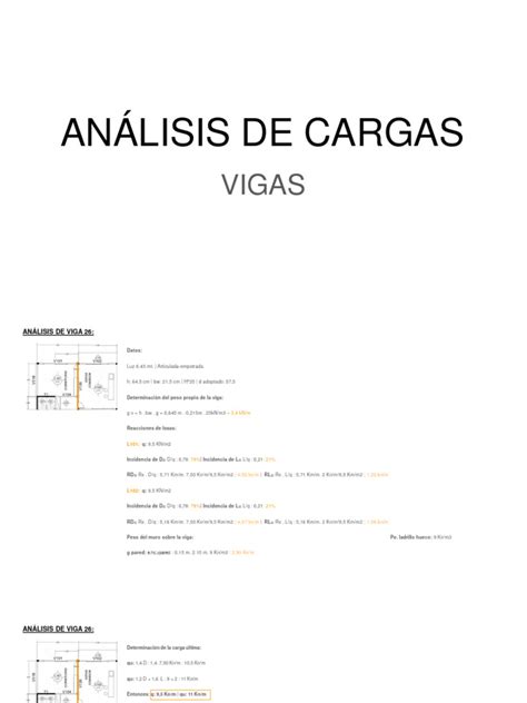 Memoria De Cálculo Vigas Pdf Ingeniería Estructural Ingeniería De Edificación