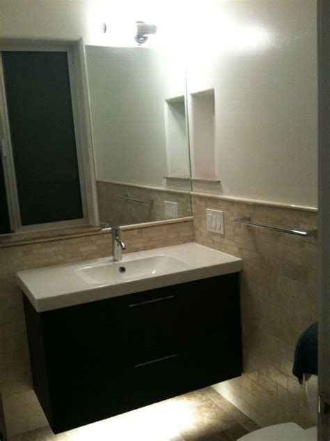 Beautiful Work Floating Bathroom Vanity Ikea Built In Entertainment ...