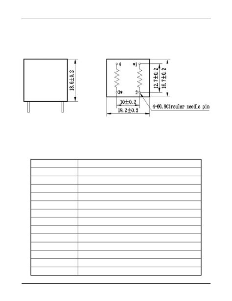 Zmpt101b Datasheet 1 2 Pages Micro Transformer Current Type Voltage Transformer