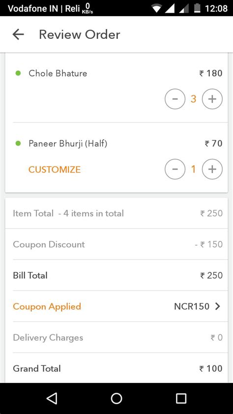 Swiggy Coupons / Referral Code for New User - Rs. 50 Off on 299