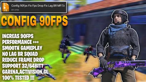 COD MOBILE 90FPS CONFIG FIX FPS DROP ANTI LAG BR MP CONFIG CODM