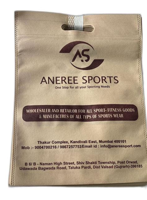 Promotional D Cut Non Woven Bags At Rs 5 5 Piece Non Woven D Cut Bag