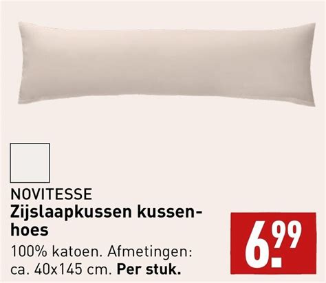 NOVITESSE Zijslaapkussen Kussen Hoes Aanbieding Bij ALDI