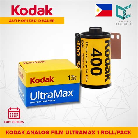 Kodak UltraMax 400 ISO Color Print Negative Film 35mm 36 Exposures 1