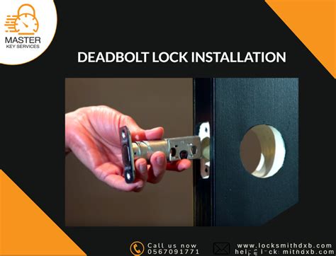 Deadbolt lock installation - 0567091771 - Locksmith 24/7 - MKS