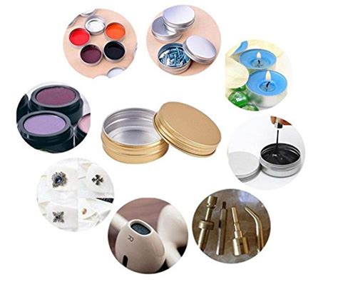 30 Ml（1 Oz） Silver Aluminum Round Lip Balm Tin Storage Jar Containers With Screw Cap For Lip