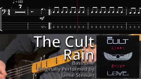 The Cult Rain Bass Line W Tabs And Standard Notation Youtube