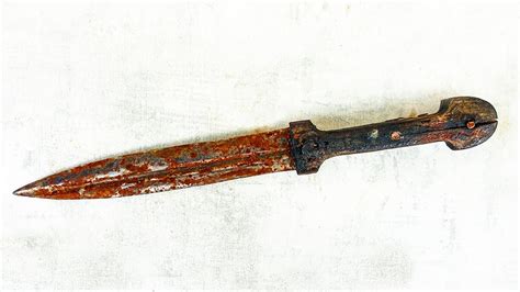 Restoration Rusty Caucasian Dagger Youtube