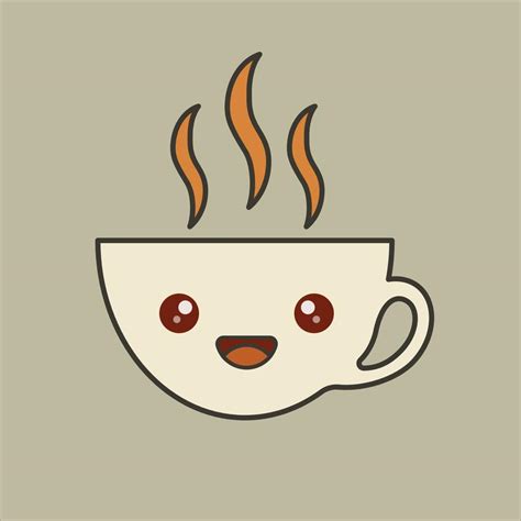 illustration vector graphic of cup of hot coffee 11797101 Vector Art at ...