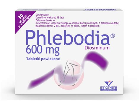 Phlebodia 600 Mg Tabletki Powlekane 30 Szt Źylaki I Obrzęki