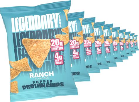 Legendary Foods High Protein Tortilla Shaped Chips 10x