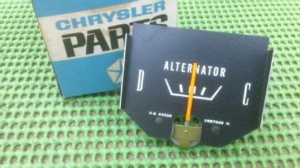 NOS Mopar 1966 Plymouth Valiant Signet Ammeter All Models Hiltop Auto