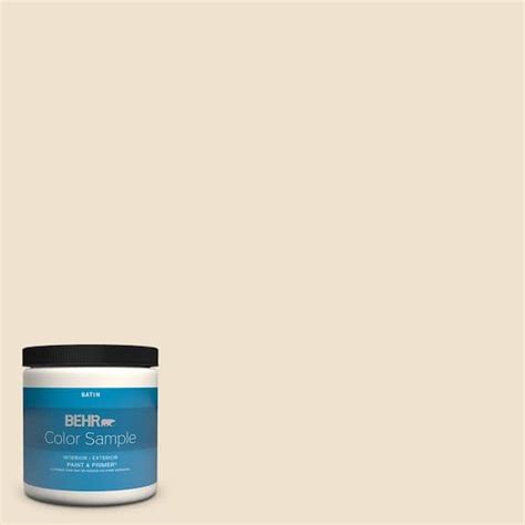 BEHR PREMIUM PLUS 8 Oz S280 1 Buckwheat Flour Satin Enamel Interior