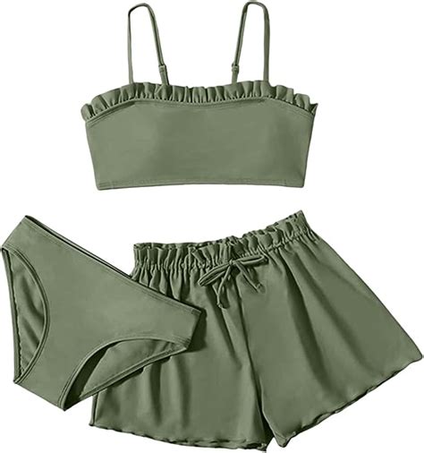 Mädchen Bikini Set Badeanzug mit Rock Bikini mädchen Tintendruck Badeanzug Kinder Sommer