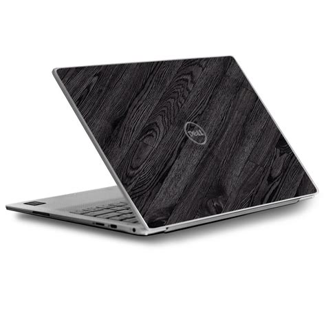 Skins Decals For Dell Xps Laptop Vinyl Wrap Black Wood Walmart