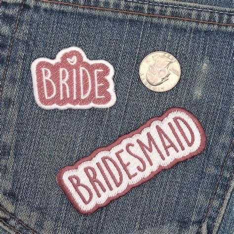 Bride Iron Patches Etsy