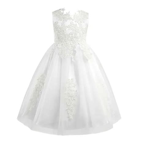 Robe De Bapt Me Mariage C R Monie Fille Longue Robe En Mousseline