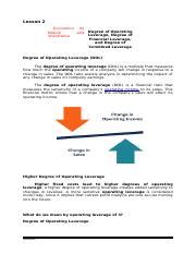 Understanding Operating Leverage Impact On Company Earnings And