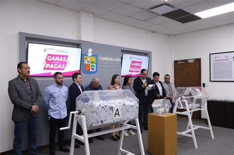 En Guadalupe Con Sorteo Ganas Porque Pagas Premian A Contribuyentes