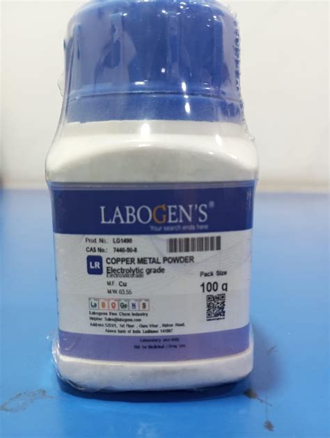 Labogens Copper Metal Powder Gm Assay Min Cu A W