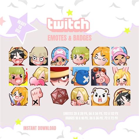 One Piece Twitch - Etsy