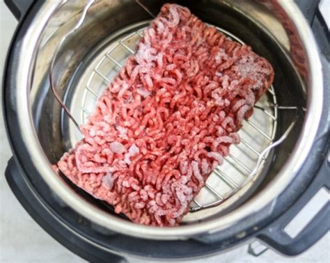 how long to cook ground beef in instant pot