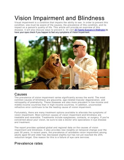 Vision Impairment And Blindness Matthew D Jahnke Page Flip