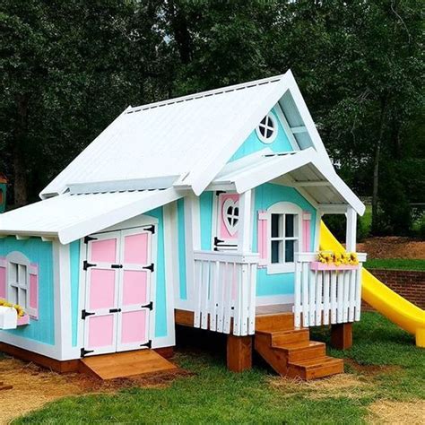 Dazzling Diy Playhouse Plans Free Mymydiy Inspiring Diy