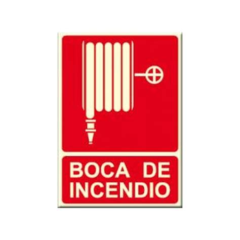 Cartel Fotoluminiscente Boca De Incendio Catalogo Grupo Avalco