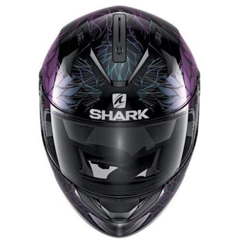 Shark Damen Motorradhelm Ridill Nelum Kxk Schwarz Lila Glanz Acu Ebay