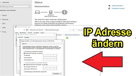 Ip Adresse Ndern Bei Windows Ip Adresse Eingeben Einstellen Am