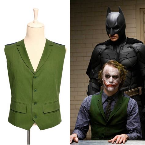 Batman Joker Green Vest Popular Party Waistcoat Costume Halloween