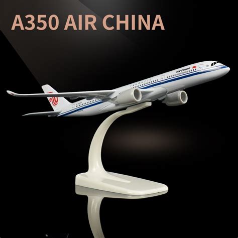 Avión de metal de aviación China A350 a escala 1 400 20cm modelo de