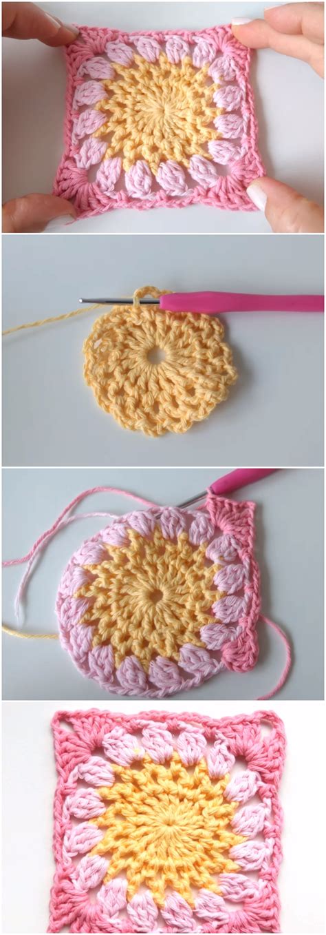 Crochet Granny Square Step By Step Love Crochet