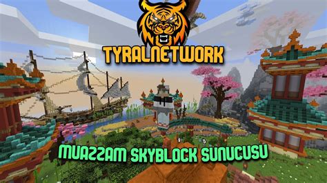 Efsane Zellikleriyle Skyblock Sunucusu Tyralnetwork Youtube